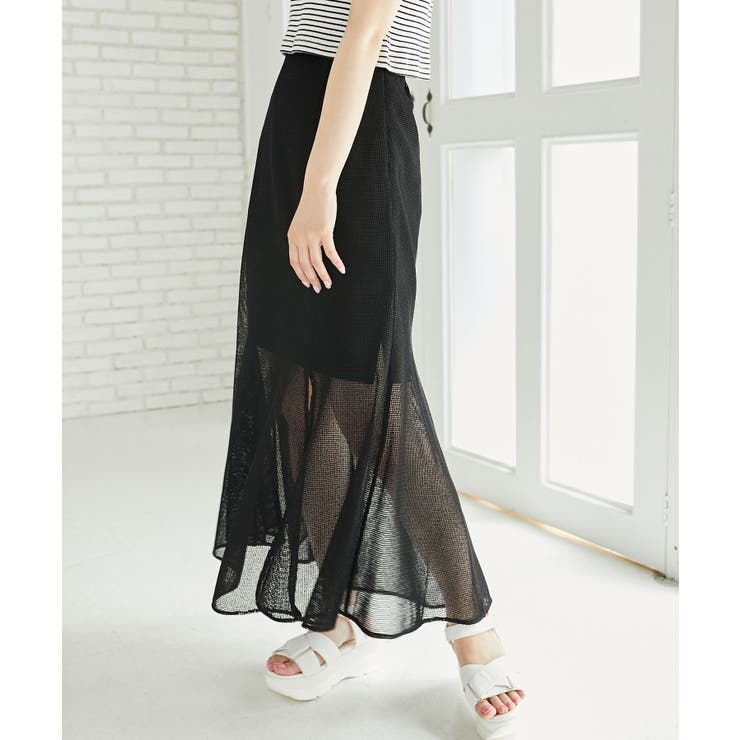 メッシュフレアースカート | MAJESTIC LEGON  | 詳細画像13 