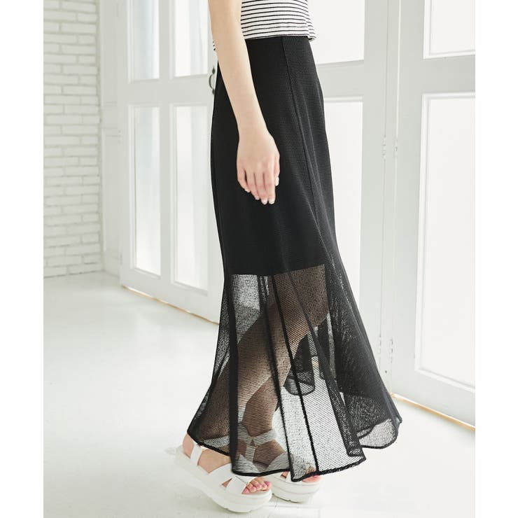メッシュフレアースカート | MAJESTIC LEGON  | 詳細画像14 