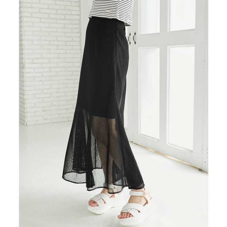 メッシュフレアースカート | MAJESTIC LEGON  | 詳細画像15 