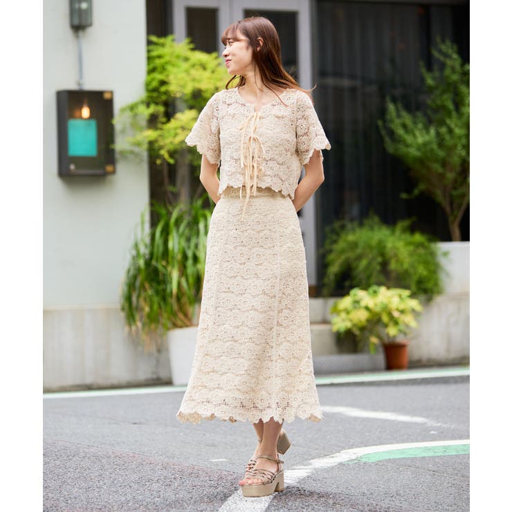 クロシェロングスカート | MAJESTIC LEGON  | 詳細画像3 