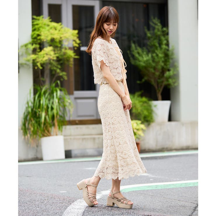 クロシェロングスカート | MAJESTIC LEGON  | 詳細画像4 