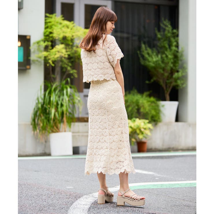 クロシェロングスカート | MAJESTIC LEGON  | 詳細画像5 