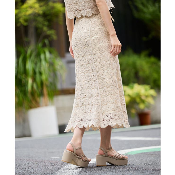 クロシェロングスカート | MAJESTIC LEGON  | 詳細画像7 