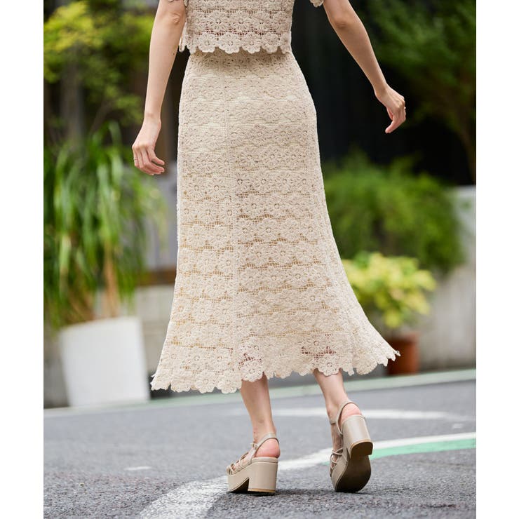 クロシェロングスカート | MAJESTIC LEGON  | 詳細画像9 