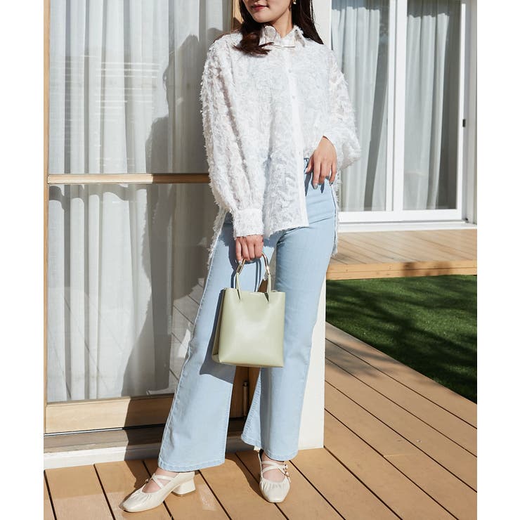 美脚フレアデニムパンツ | MAJESTIC LEGON  | 詳細画像13 