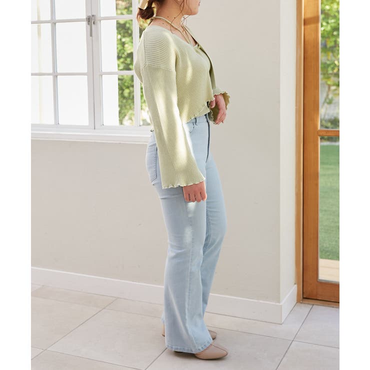 美脚フレアデニムパンツ | MAJESTIC LEGON  | 詳細画像16 