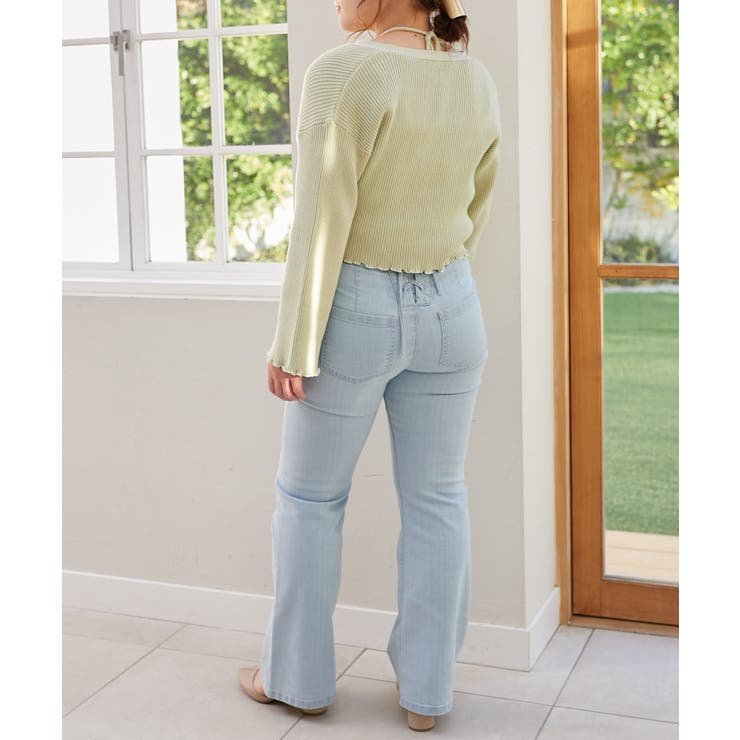 美脚フレアデニムパンツ | MAJESTIC LEGON  | 詳細画像17 