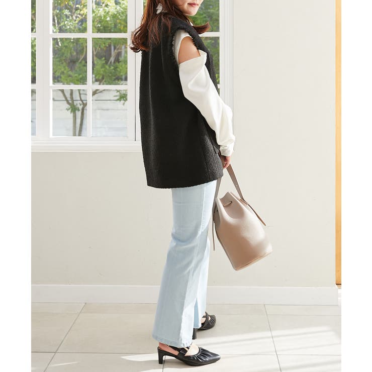 美脚フレアデニムパンツ | MAJESTIC LEGON  | 詳細画像20 