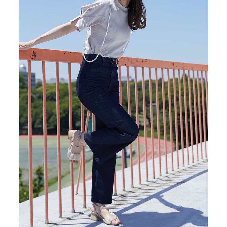 美脚フレアデニムパンツ | MAJESTIC LEGON  | 詳細画像30 