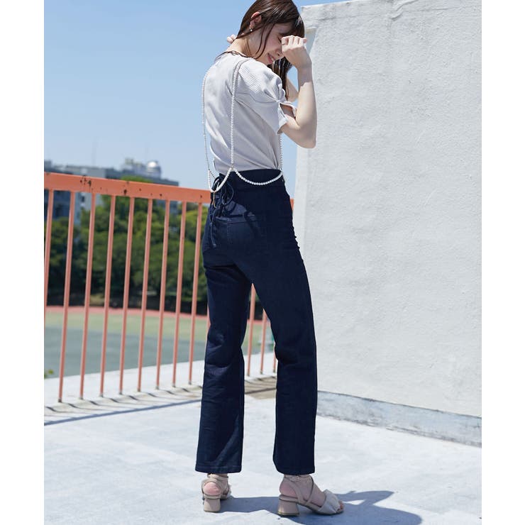 美脚フレアデニムパンツ | MAJESTIC LEGON  | 詳細画像31 