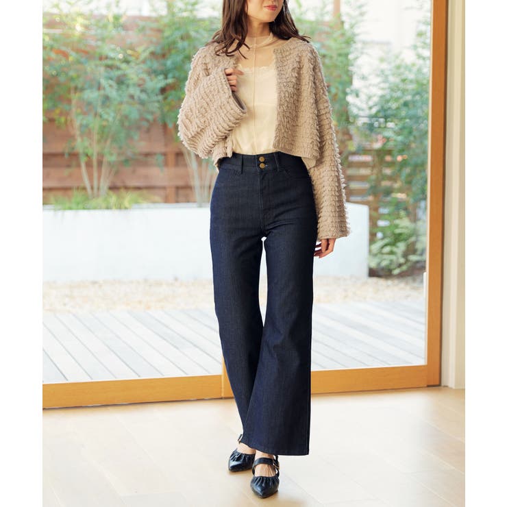 美脚フレアデニムパンツ | MAJESTIC LEGON  | 詳細画像34 