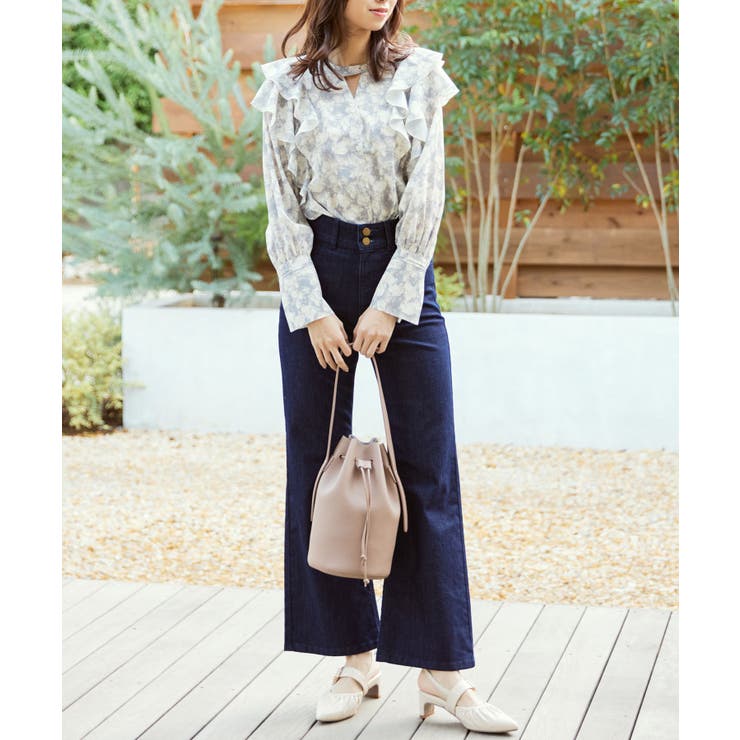 美脚フレアデニムパンツ | MAJESTIC LEGON  | 詳細画像36 