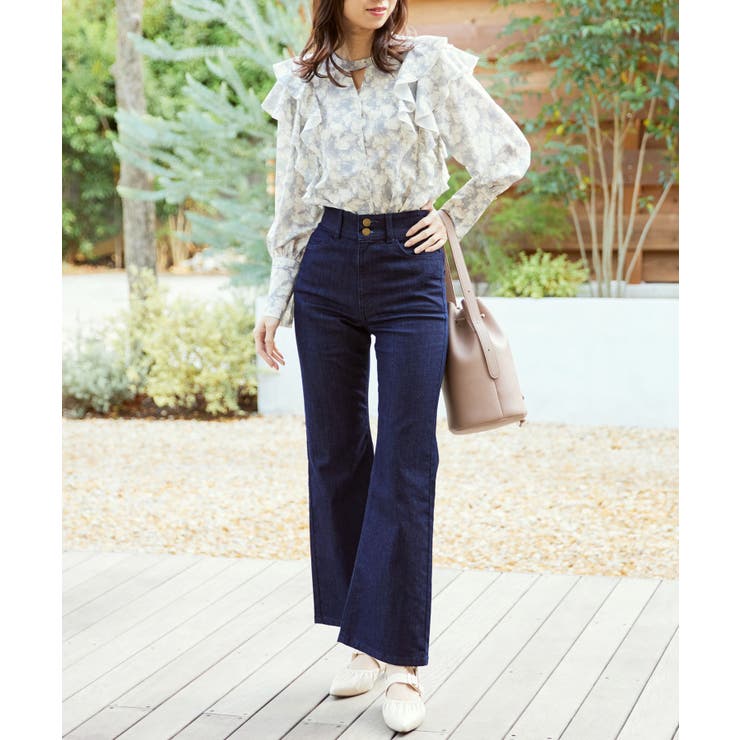 美脚フレアデニムパンツ | MAJESTIC LEGON  | 詳細画像37 