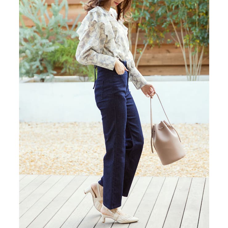 美脚フレアデニムパンツ | MAJESTIC LEGON  | 詳細画像38 