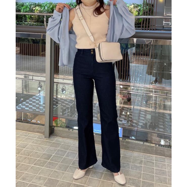 美脚フレアデニムパンツ | MAJESTIC LEGON  | 詳細画像40 