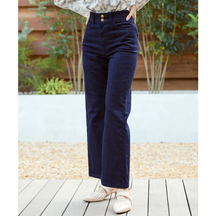 美脚フレアデニムパンツ | MAJESTIC LEGON  | 詳細画像44 