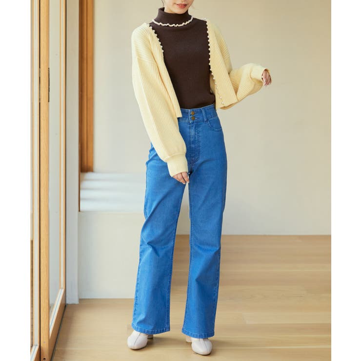 美脚フレアデニムパンツ | MAJESTIC LEGON  | 詳細画像49 