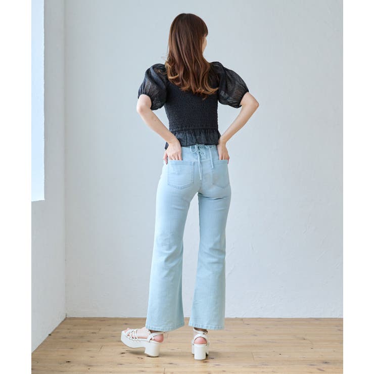 美脚フレアデニムパンツ | MAJESTIC LEGON  | 詳細画像5 