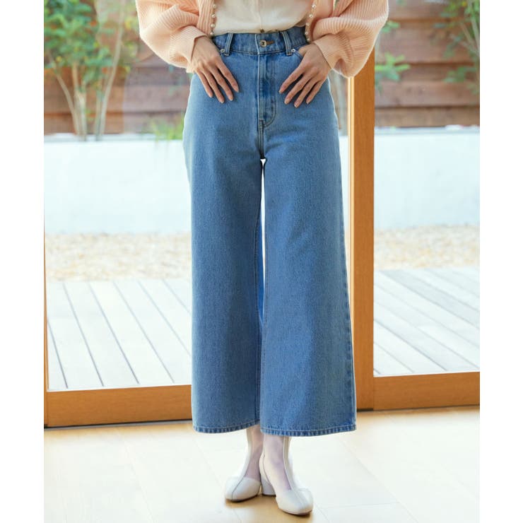 ウォッシュデニムワイドパンツ | MAJESTIC LEGON  | 詳細画像10 