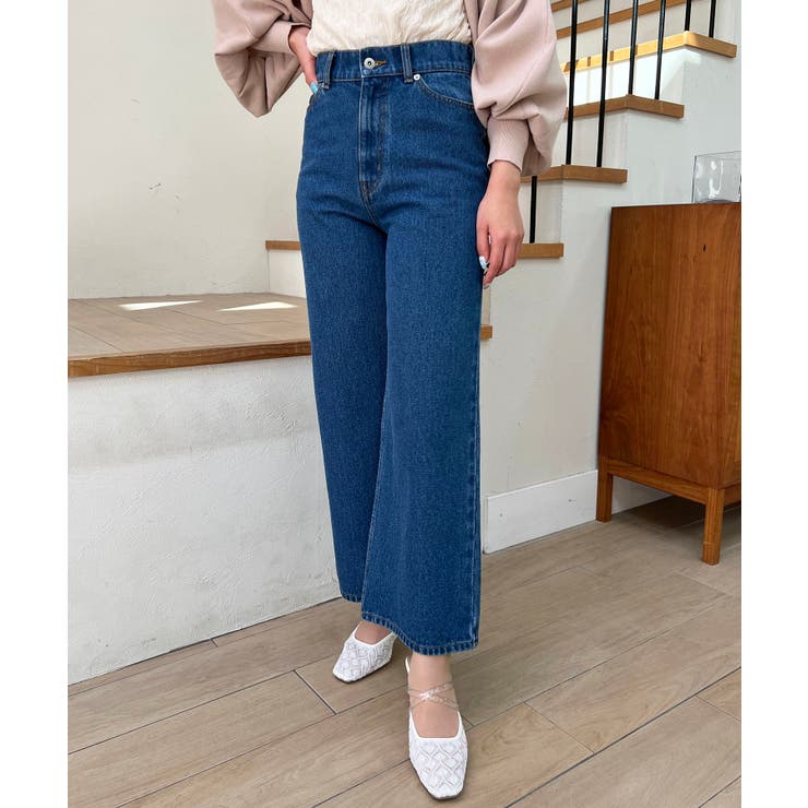 ウォッシュデニムワイドパンツ | MAJESTIC LEGON  | 詳細画像18 