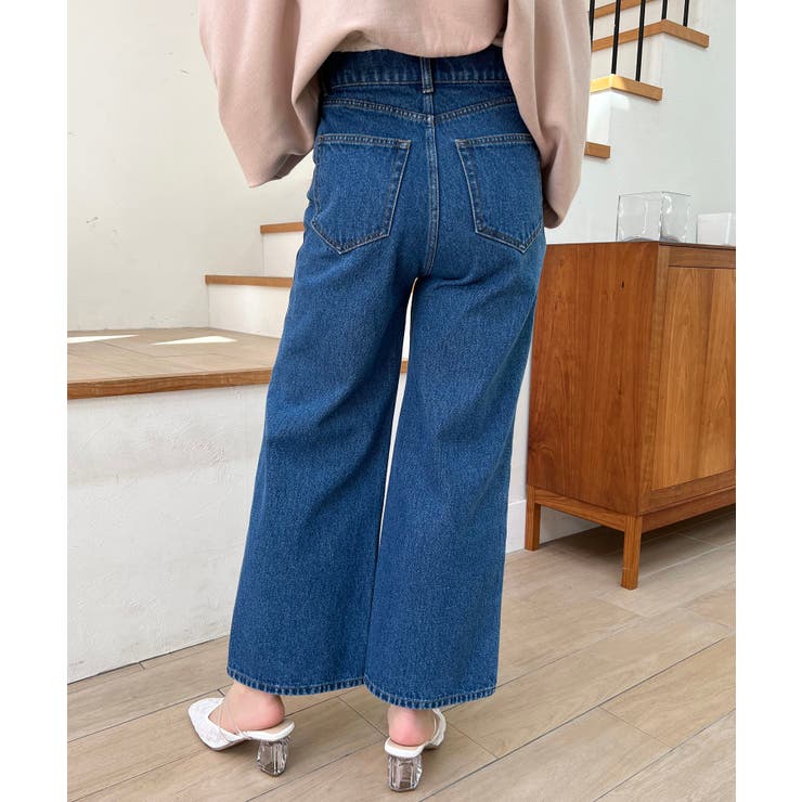 ウォッシュデニムワイドパンツ | MAJESTIC LEGON  | 詳細画像19 