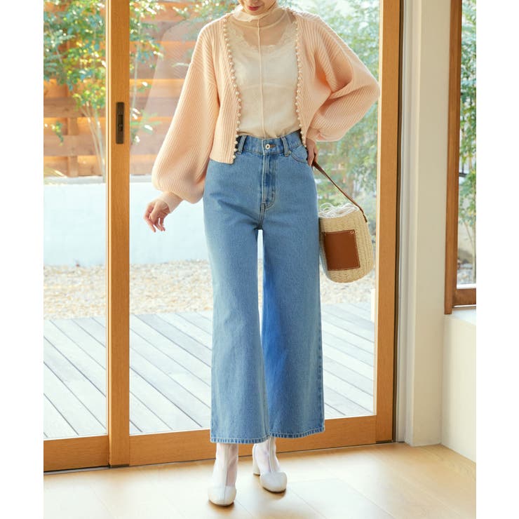 ウォッシュデニムワイドパンツ | MAJESTIC LEGON  | 詳細画像8 