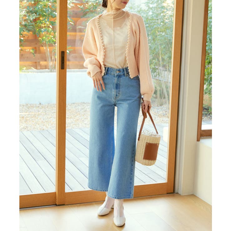 サックス | ウォッシュデニムワイドパンツ | MAJESTIC LEGON 