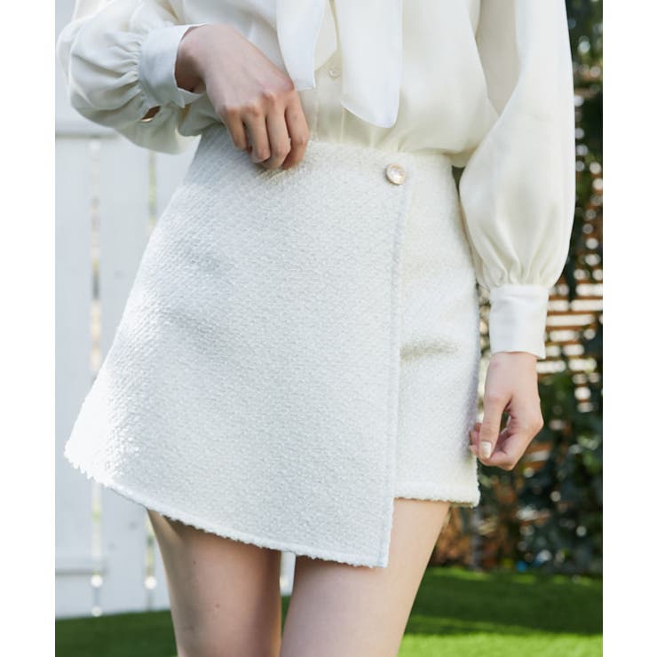 ツイードラップショートパンツ | MAJESTIC LEGON  | 詳細画像1 