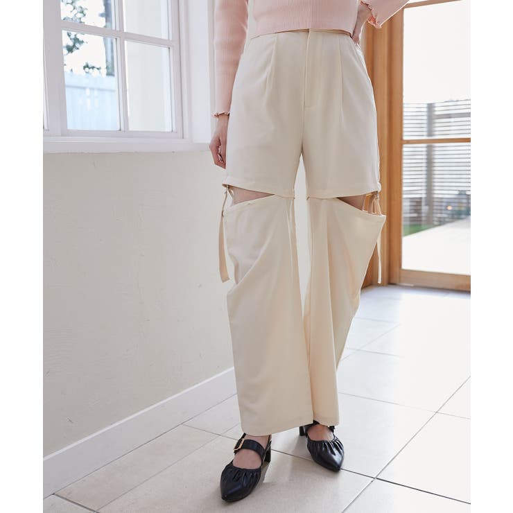 アイボリー | 2wayカッティングパンツ | MAJESTIC LEGON 