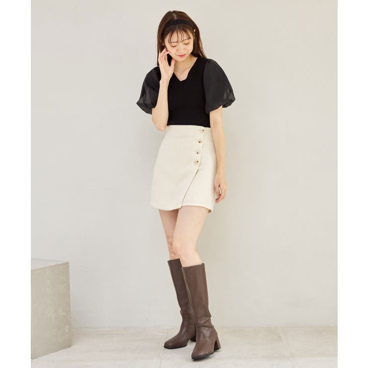 ツイードスカショーパン | MAJESTIC LEGON  | 詳細画像3 