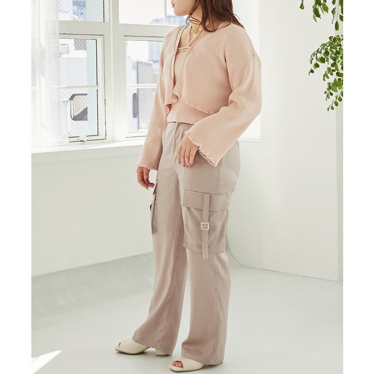 サテンカーゴパンツ | MAJESTIC LEGON  | 詳細画像5 