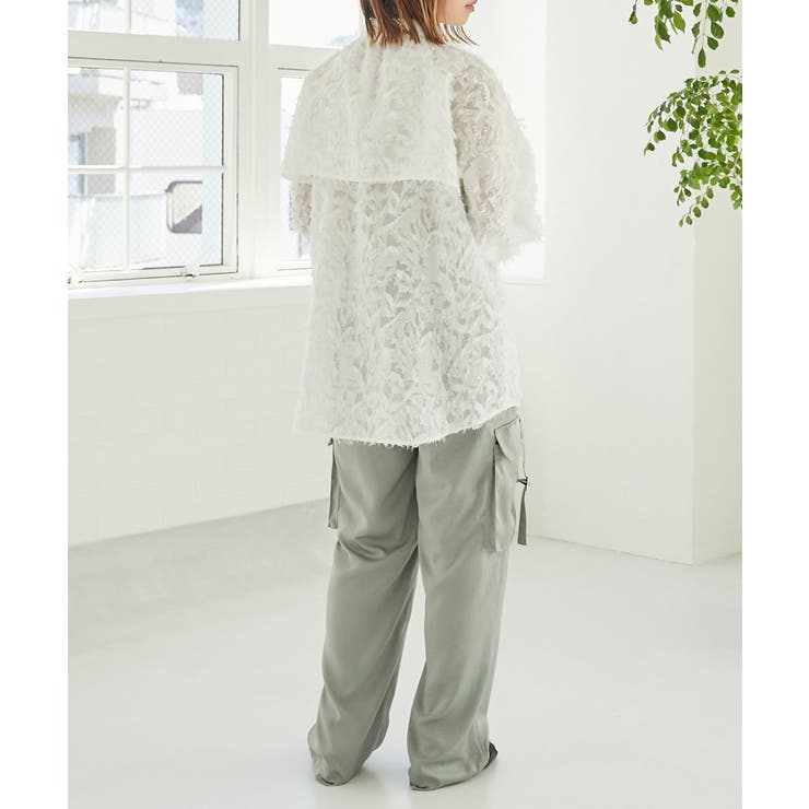 サテンカーゴパンツ | MAJESTIC LEGON  | 詳細画像9 