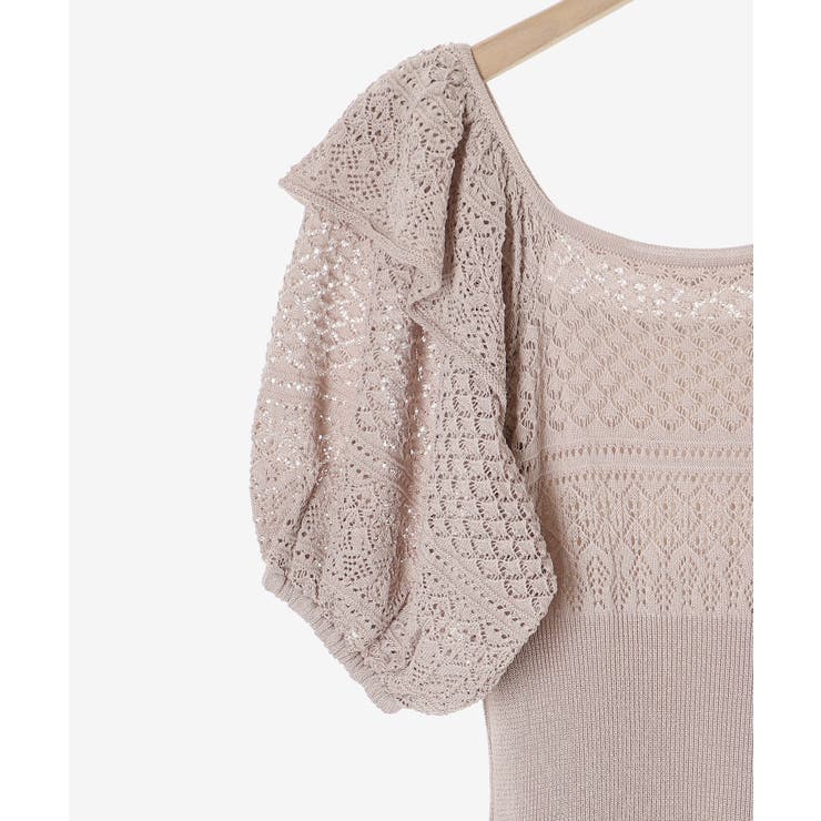 スカシ柄ニットワンピース | MAJESTIC LEGON  | 詳細画像18 