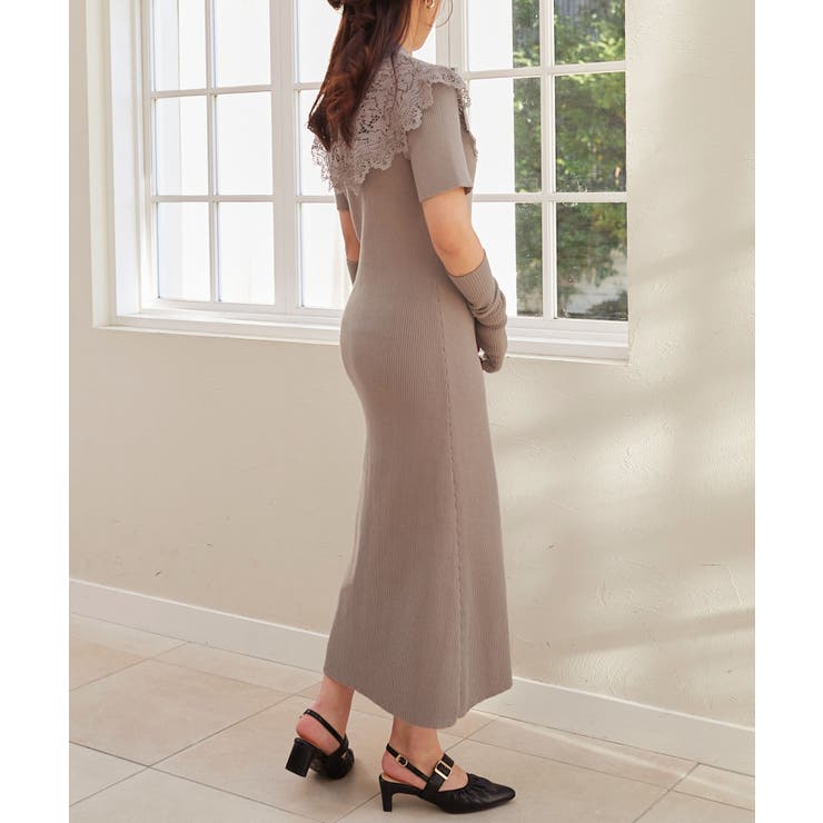 レースカラーマルチwayニットワンピ | MAJESTIC LEGON  | 詳細画像18 