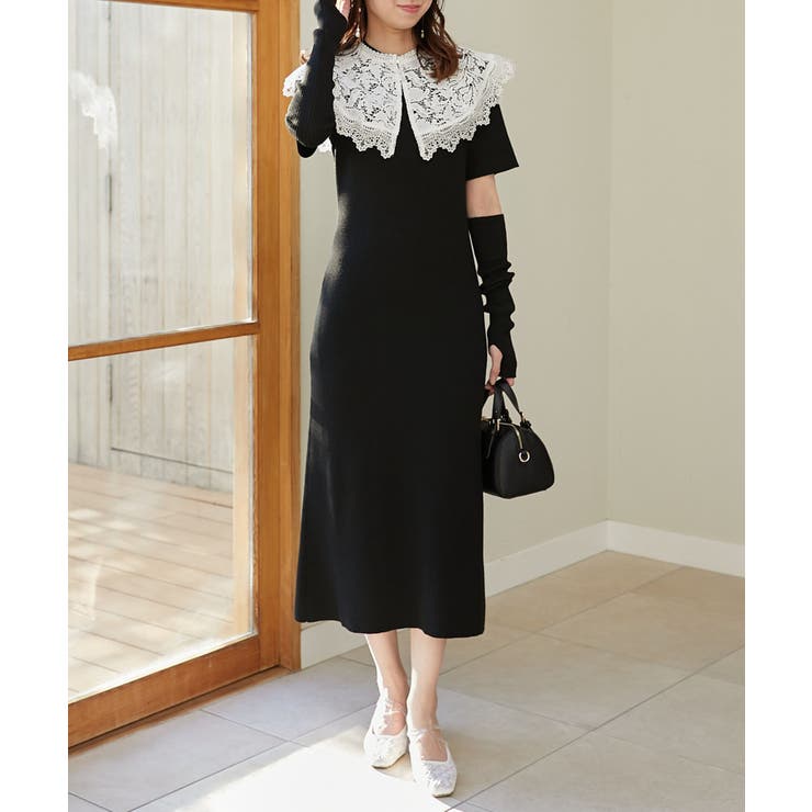 レースカラーマルチwayニットワンピ | MAJESTIC LEGON  | 詳細画像27 