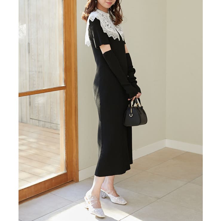 レースカラーマルチwayニットワンピ | MAJESTIC LEGON  | 詳細画像29 