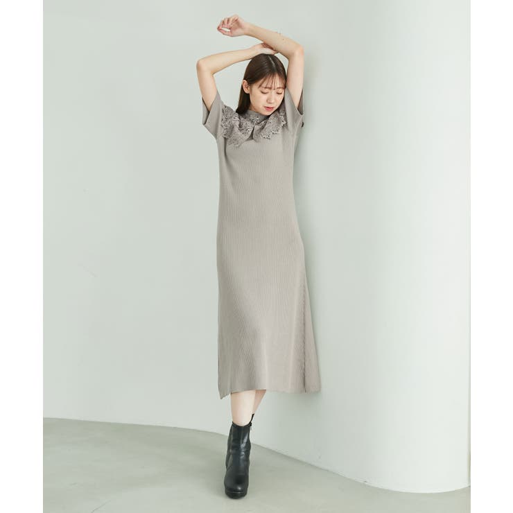 レースカラーマルチwayニットワンピ | MAJESTIC LEGON  | 詳細画像9 