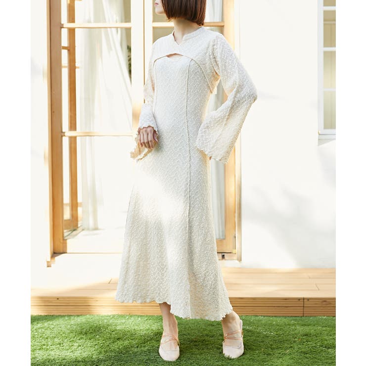 ストレッチレースオープンワンピ | MAJESTIC LEGON  | 詳細画像3 