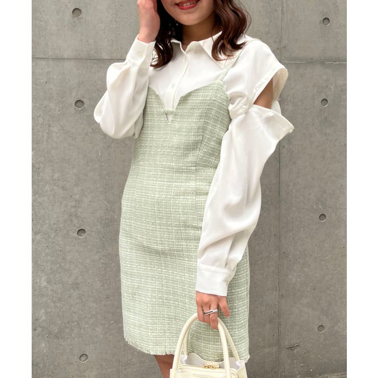 ツイードミニキャミワンピ | MAJESTIC LEGON  | 詳細画像10 