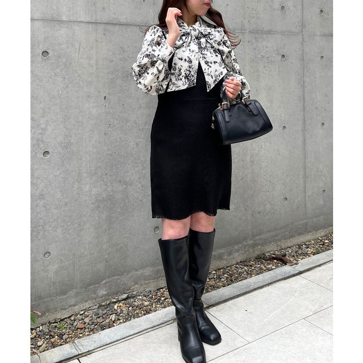 ツイードミニキャミワンピ | MAJESTIC LEGON  | 詳細画像3 