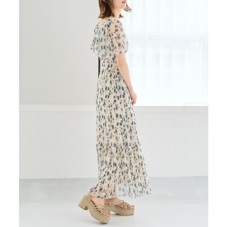 チュールプリーツフラワーワンピース | MAJESTIC LEGON  | 詳細画像17 