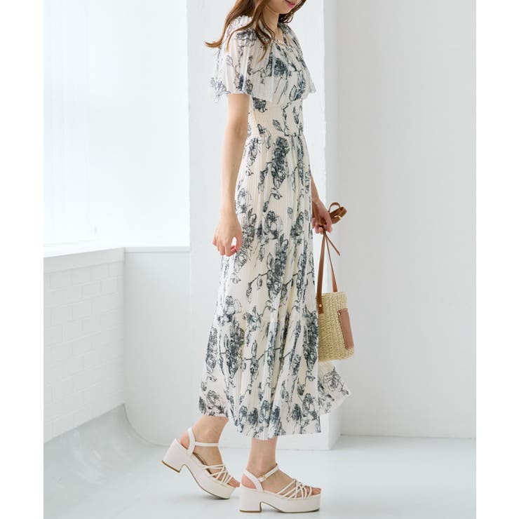 チュールプリーツフラワーワンピース | MAJESTIC LEGON  | 詳細画像3 