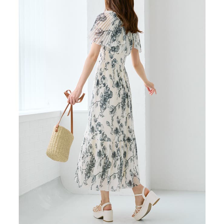 チュールプリーツフラワーワンピース | MAJESTIC LEGON  | 詳細画像4 