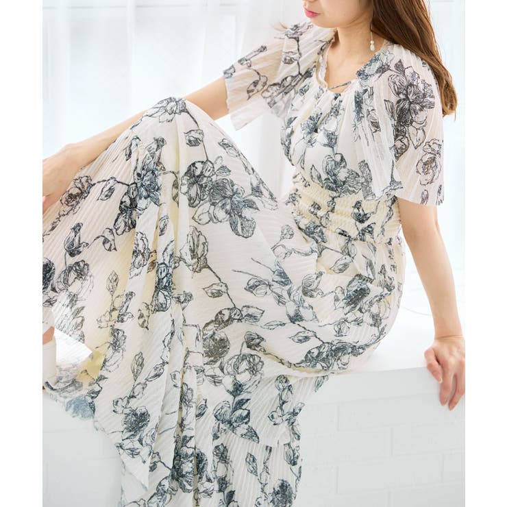 チュールプリーツフラワーワンピース | MAJESTIC LEGON  | 詳細画像5 