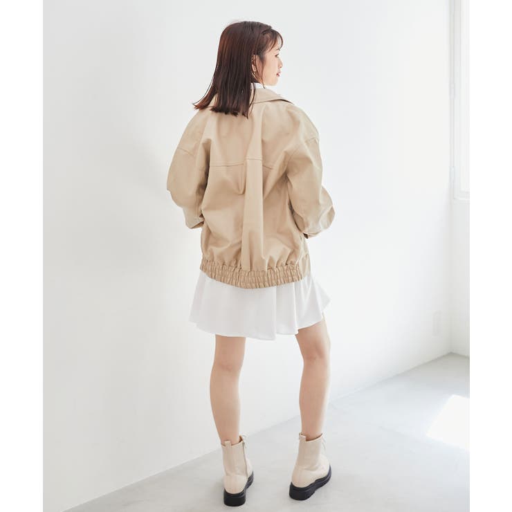 フェイクレザーオーバーブルゾン | MAJESTIC LEGON  | 詳細画像11 