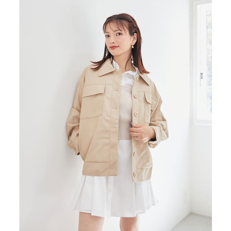 フェイクレザーオーバーブルゾン | MAJESTIC LEGON  | 詳細画像12 