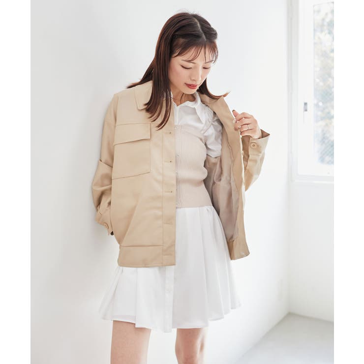 フェイクレザーオーバーブルゾン | MAJESTIC LEGON  | 詳細画像13 