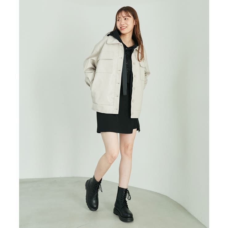 フェイクレザーオーバーブルゾン | MAJESTIC LEGON  | 詳細画像26 