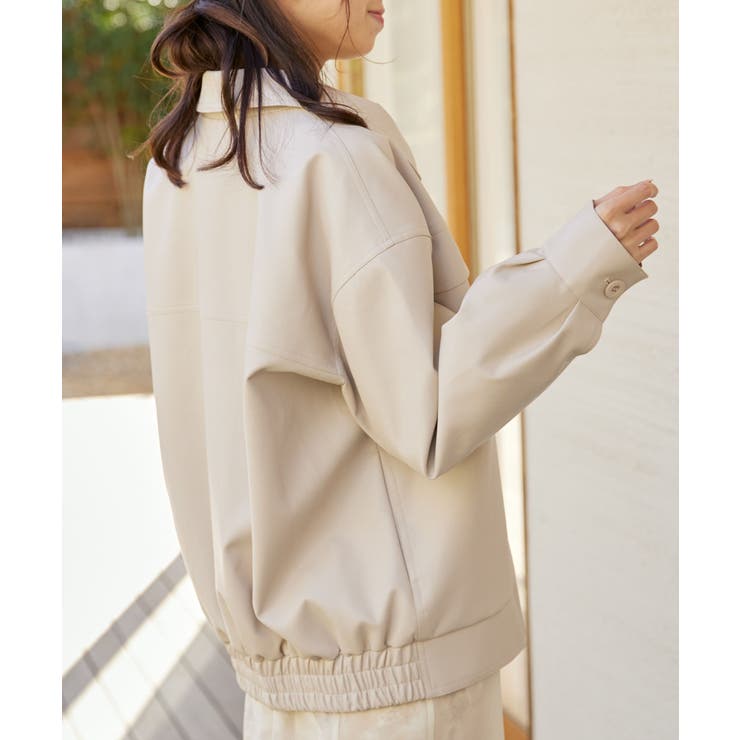 フェイクレザーオーバーブルゾン | MAJESTIC LEGON  | 詳細画像36 