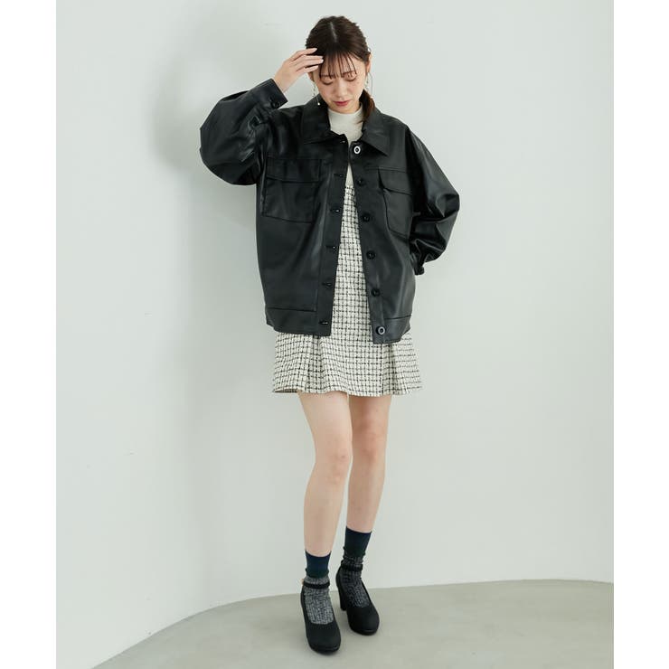 フェイクレザーオーバーブルゾン | MAJESTIC LEGON  | 詳細画像38 